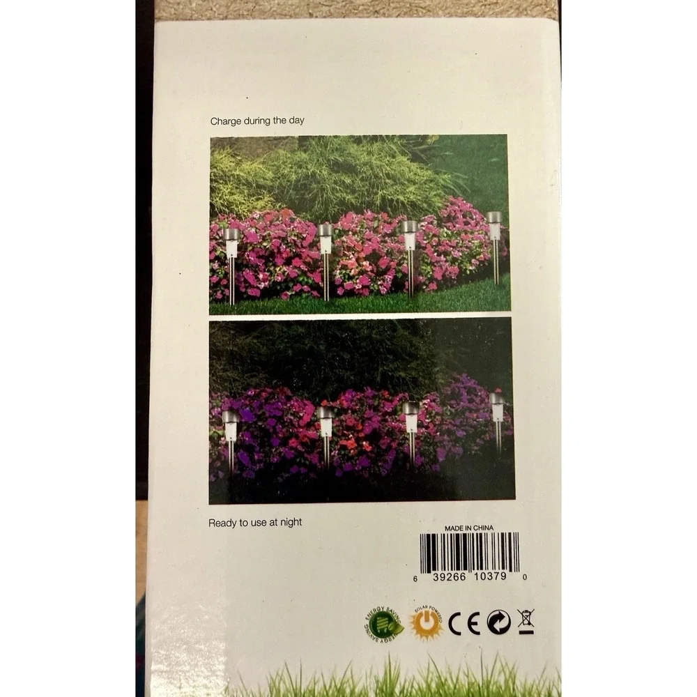 HUTT Solar LED Outdoor Pathway Lights 18 Total 3 Boxes 6-Pack 13